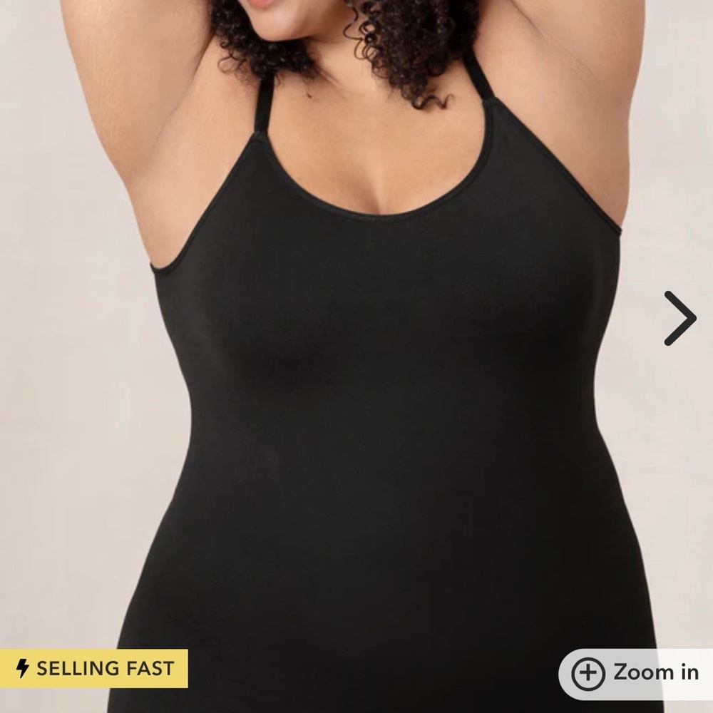 Set of 2 Shapermint Essentials All Day Camis - Navy and Black Compression Tanks - Picture 7 of 7